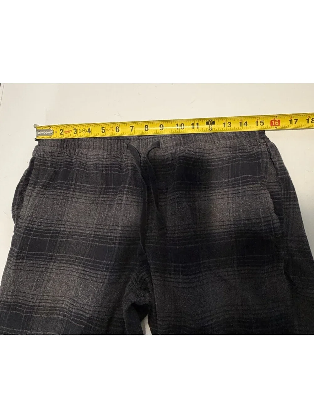 Mens Gap Sleepwear Pajama Pants Size Medium Black Gray